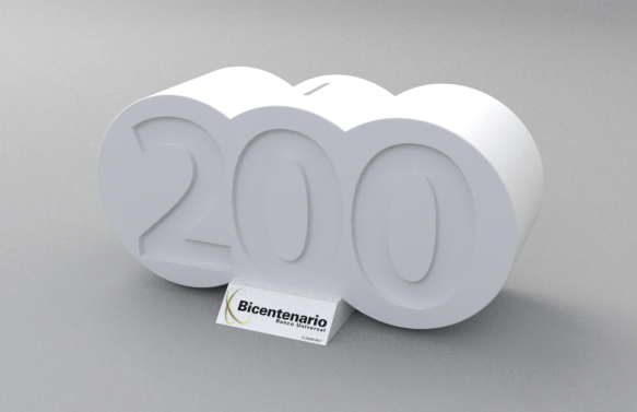 Alcancía Banco Bicentenario